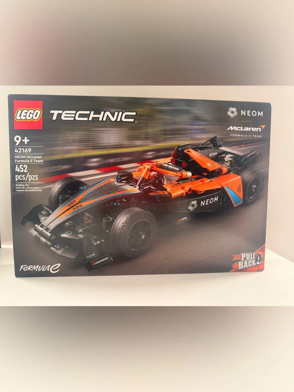 LEGO Technic McLaren Formula E Race Car - Black, Orange & Blue